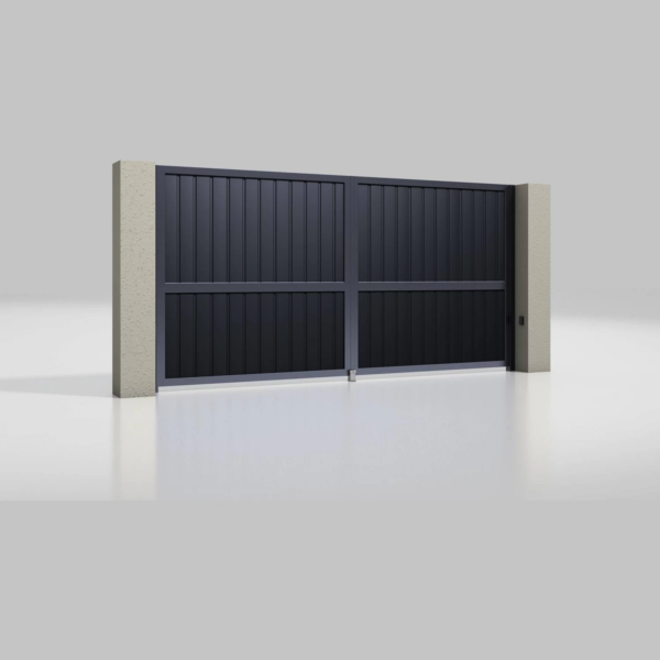 Автоматические распашные ворота ALUTECH Prestige 4000×2000 мм 1006